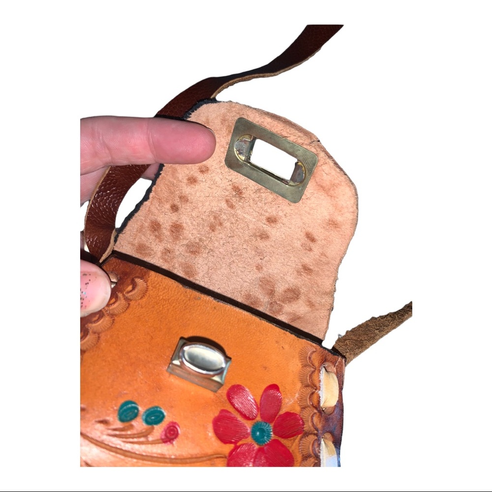 Small handmade leather purse - Picture 7 of 7